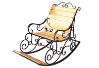 Кресло-качалка купить в Орше